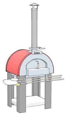 Печь для пиццы дровяная Vesta 4